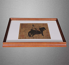 卢氏书画装裱配框服务案例